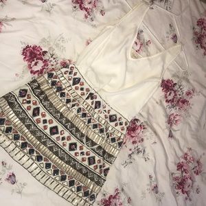 Yumi Kim cream embellished dress.